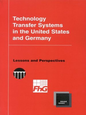 cover image of Technology Transfer Systems in the United States and Germany